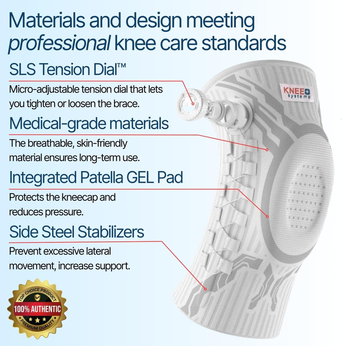 Adjustable Knee Brace for Pain-Free Movement