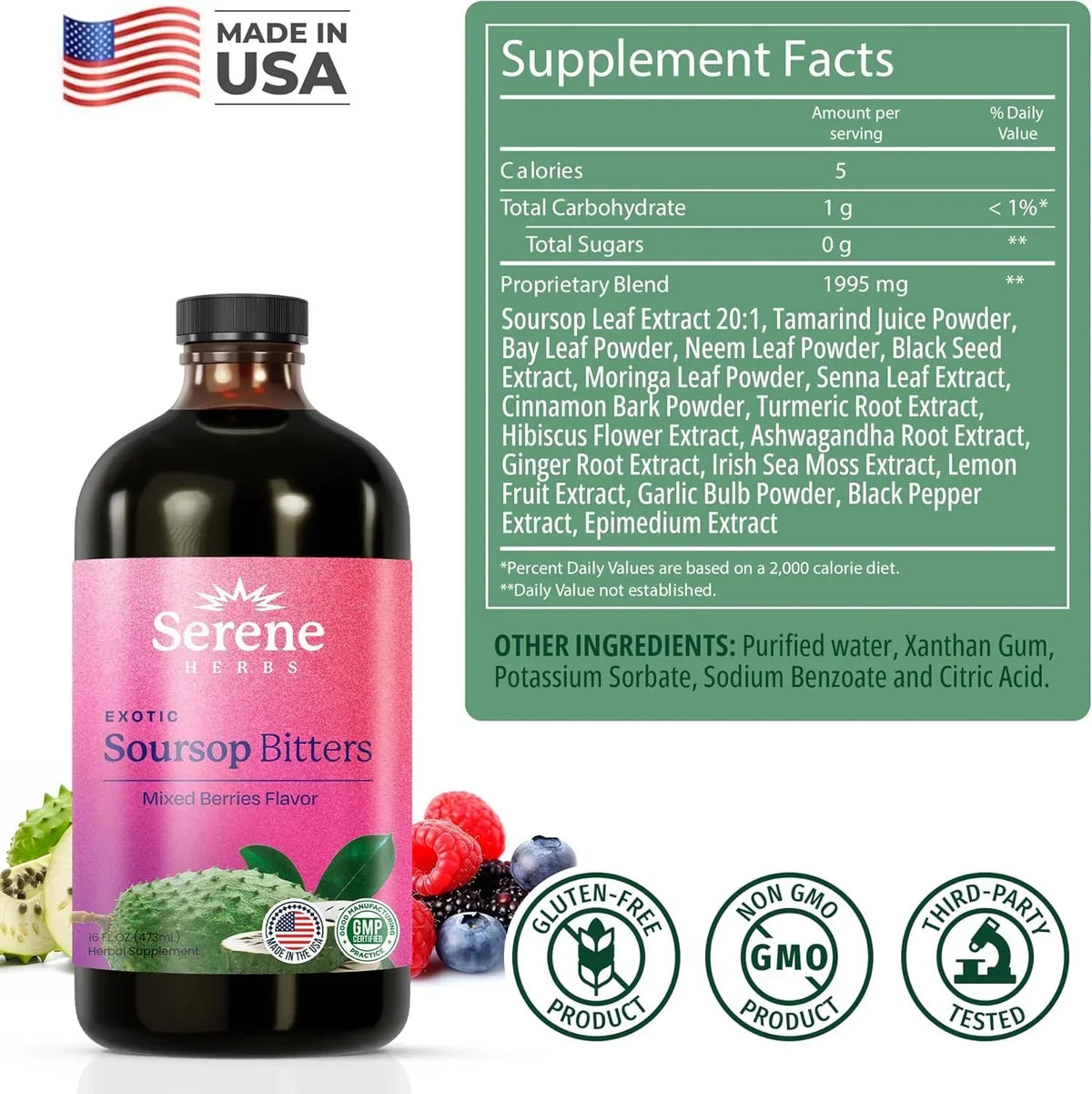 Vitality 15™ Soursop Bitters
