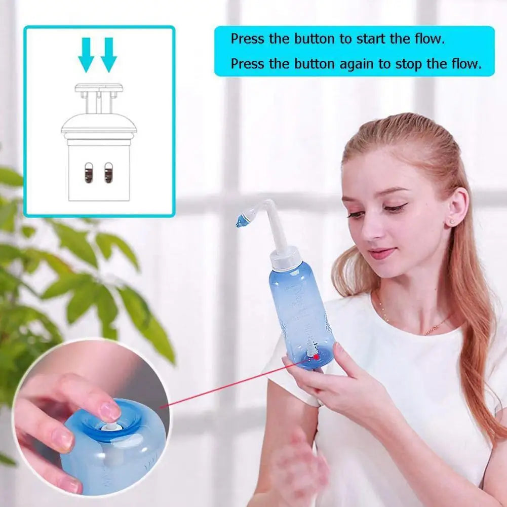 Nasal Rinse Bottle Kit for Sinus & Allergy Relief