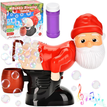 Bubble Blowing Santa