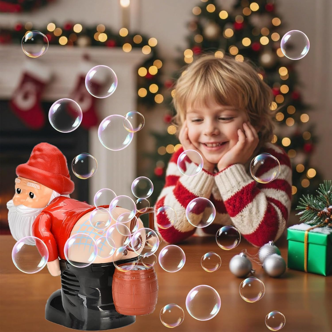Bubble Blowing Santa