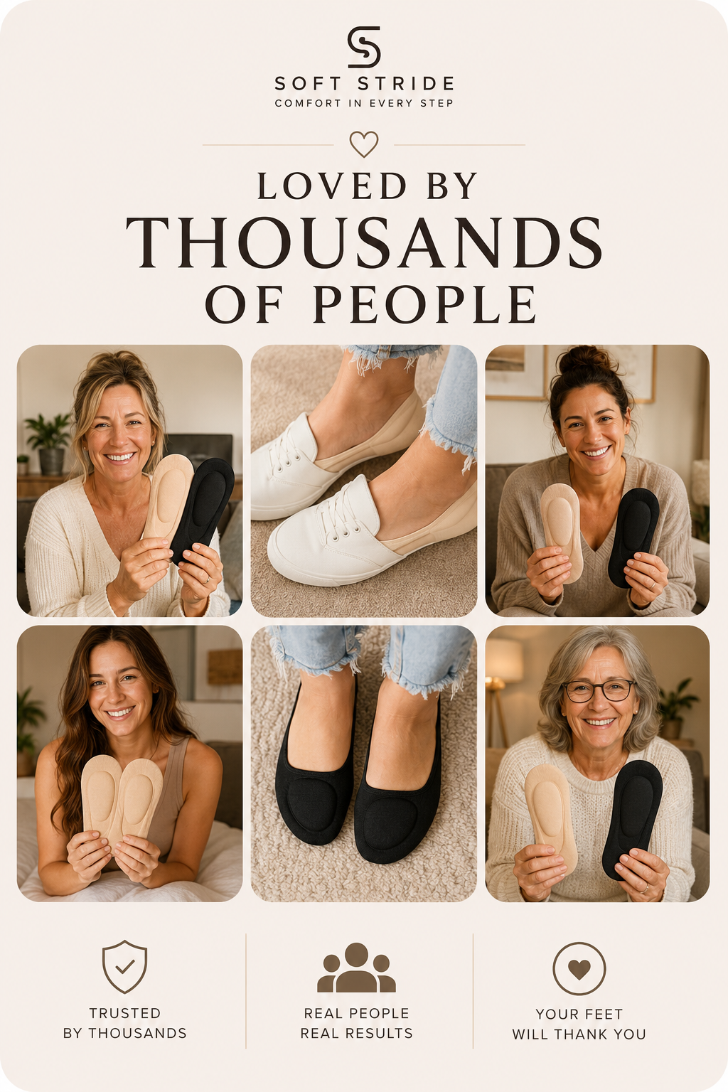 CloudStep™ Invisible Cushion Insoles