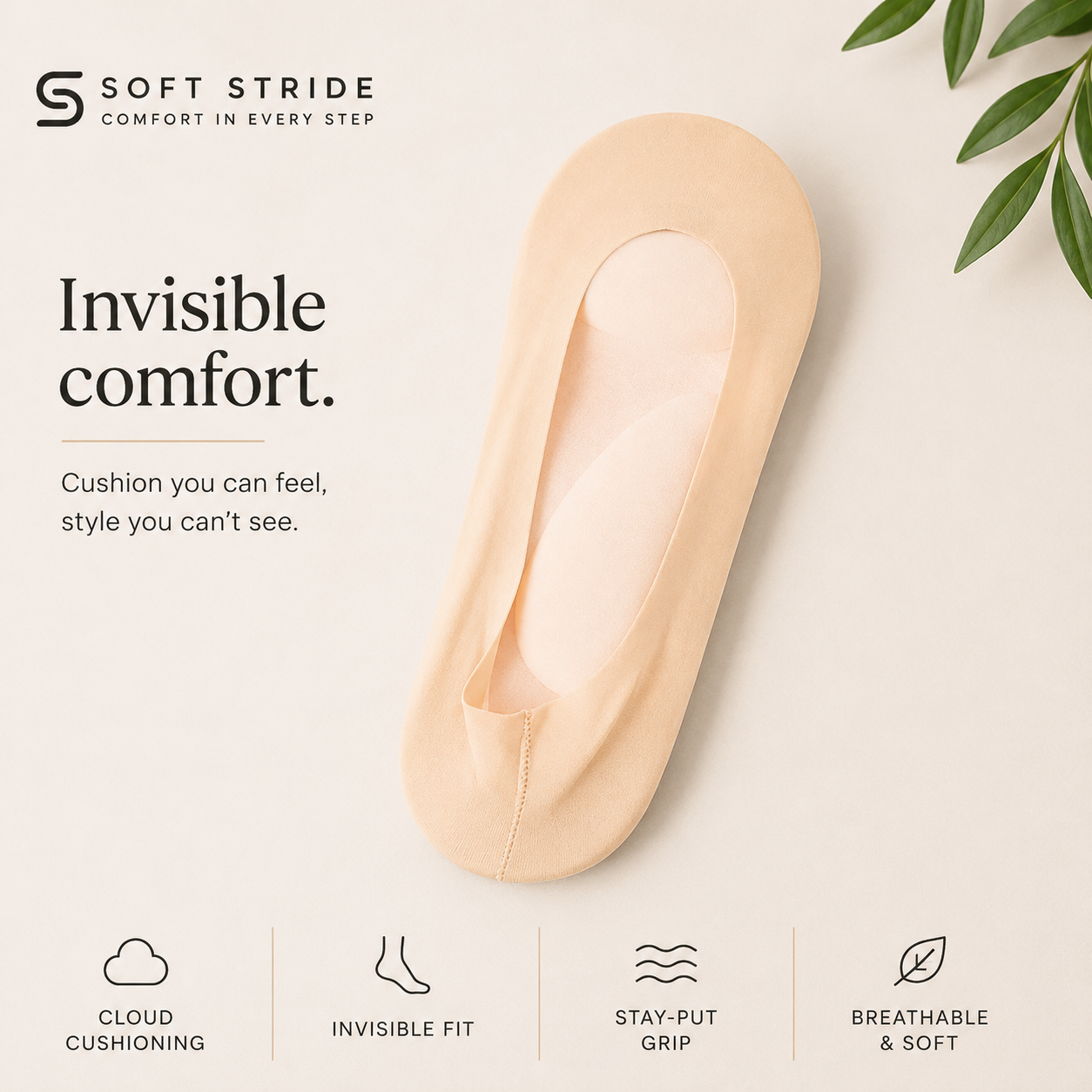 CloudStep™ Invisible Cushion Insoles