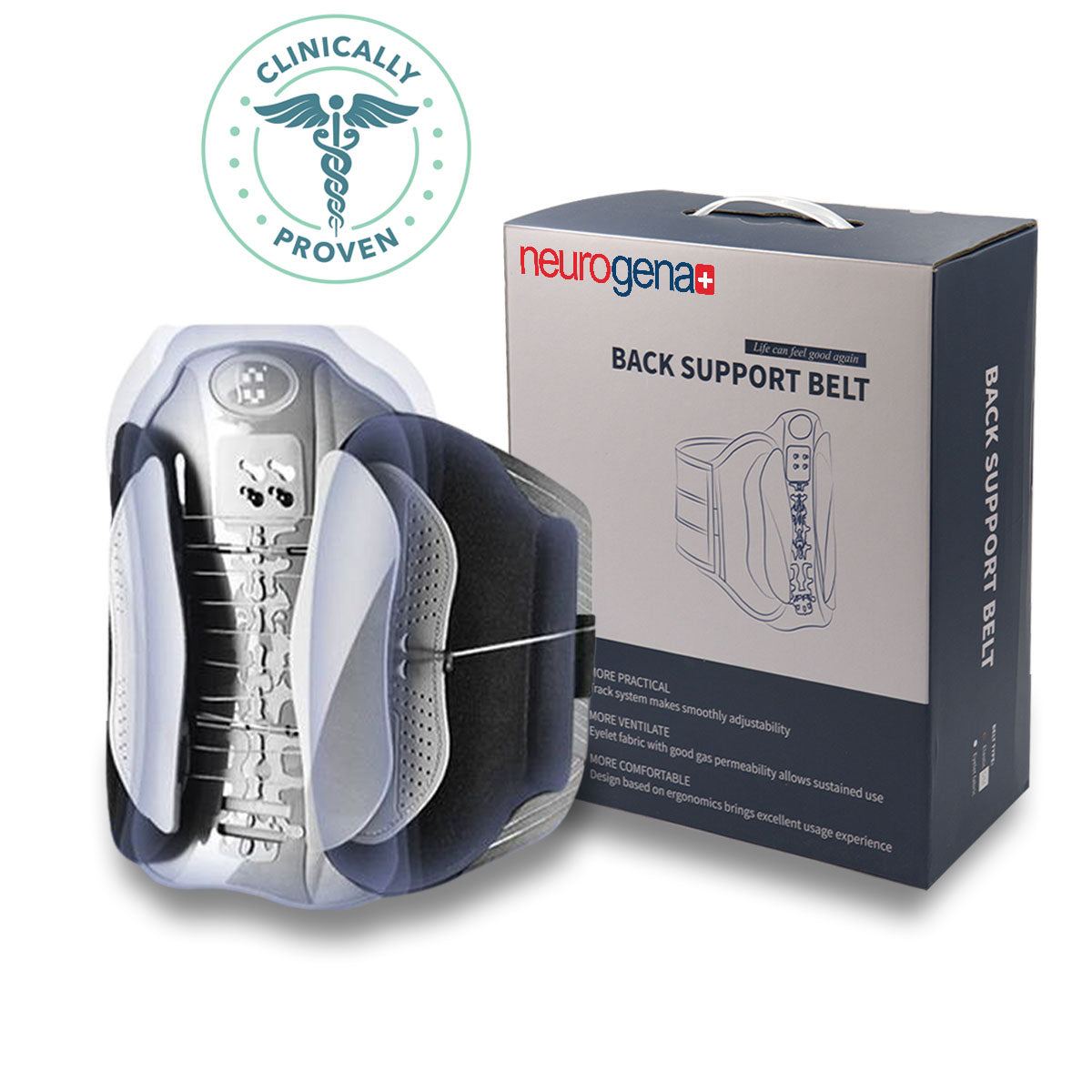 LumbarLock Back Support Belt